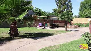 these sensual bikini girls dive into a licking game sparking taboo lesbian fun