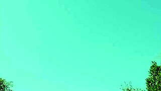 Blond Trans GF Smashed By Bearded Hunk BF Outdoors: Blowjob Handjob Riding Rimjob