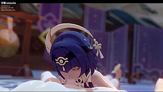 Candace explores anime hentai worlds 😊