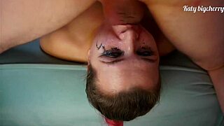 Hard sloppy deepthroat saliva on face