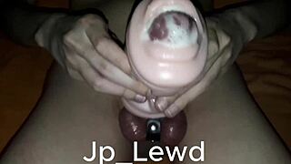 i cumming so hard after edging myself with toys, feeling that rough creampie build up in my solo asian session, oh god the cumshot everywhere