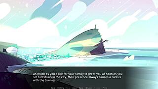 gem blast part 1 - garnets blowjob adventure.