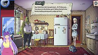 Souper Game Demo Featuring Attractive Elf Blonde Character