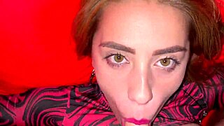 Beautiful Slut Gives Sloppy Facefuck With Ball Licking And Teasing