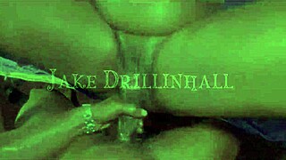 this sexy stripper is fucking her bestie's man backstage and squirting all over while the bestie performs on stage