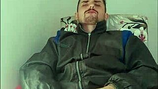 Saymon Slams His Sweet Rod Into a Hot Brunette During Striptease Show