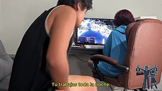 Hot brunette teen masseuse rides massive cock after nuru massage. Brad Sterling and Xxlayna Marie in action!