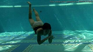 Hottest petite teen irina russaka underwater with tight pussy