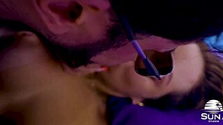 Naughty tattooed girl starts with dildo sucking before getting fucked hard in her tight pussy and ass by a pervert.