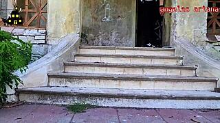 i fucked a curvy latina bodybuilder in halloween lingerie at haunted house