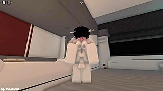 Naughty girl fucked and filled by stranger in Roblox 😏