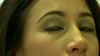 Amia Miley grips tight on thick dick. She cums over and over.