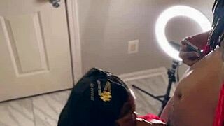 Slutty postal worker: 'Suck my monster cock rough'