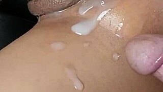 Man, part 2 of this great fuck ends with cum on her pussy!
