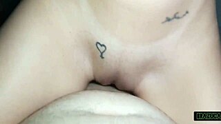 blonde tattoo cum pussy natural tits fetish deepthroat