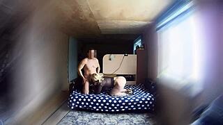 Hidden cam catches wife banging friend with creamy finish 📹