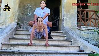 i fucked a curvy latina bodybuilder in halloween lingerie at haunted house