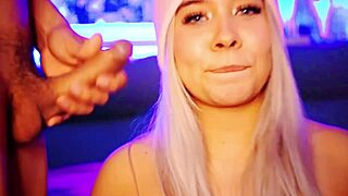 Valentina, the naughty blonde, craves multiple cocks in her mouth daily