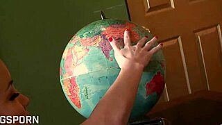 Sexy teen bent over for intense doggystyle fucking and cumshot