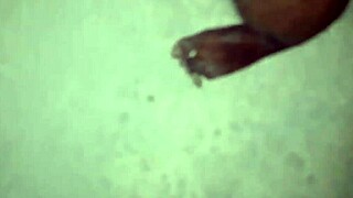 Feeling the intense pleasure of fingering my shaved pussy.