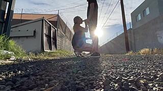 Couple Enjoys Public Pussy Eating and Car Sex