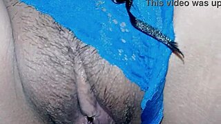 Hot stepdaughter seduces me with stunning blue lingerie!