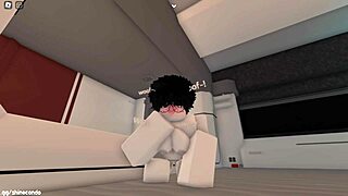 Naughty girl fucked and filled by stranger in Roblox 😏