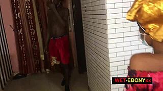 Black guy licks wet pussy before fucking