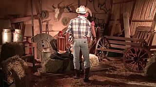 Sabrina Nakamura Teases Adriano in the Country Barn