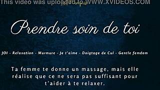 Prendre soin de toi: French JOI with blowjob and dirty talk