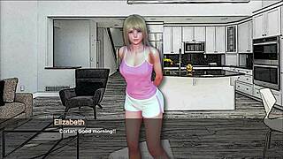 Blonde BBW enjoys holiday overstuffed play ending