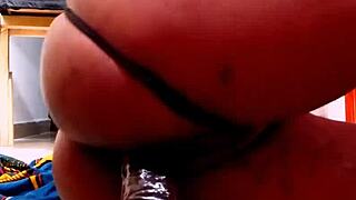 In This Homemade Scene, She Rides Dildo Saying Oh Yes Daddy