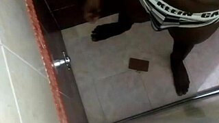 spying in shower bathroom on hot girlfriend