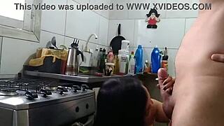 dona de casa gets cock before chores, wow!