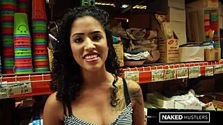 latina college girl sucks black dick publicly