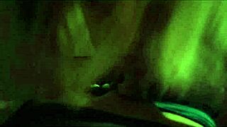 sexy blonde shares steamy smoke with partner