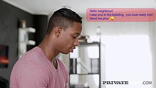 yo, hot neighbor anita bellini bangs a huge black cock! - privateblack