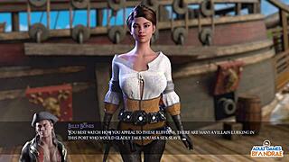 Ruby Saphire delivers an epic blowjob in Curse of Black Bone Ep1!