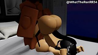 Want to see romantic sex with cute girl in roblox rp?