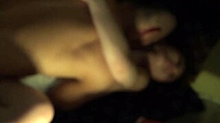 secret clip shows japanese mature milf with massive chest.