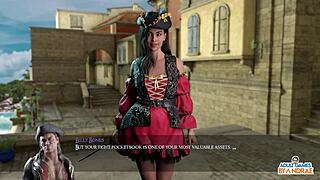 Ruby Saphire delivers an epic blowjob in Curse of Black Bone Ep1!