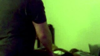 Ebony goddess bent over riding homemade