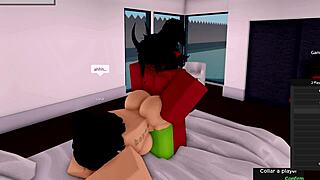 Demon Fucks Roblox Girl While Girlfriend Watches!