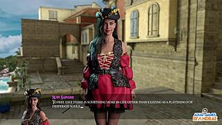 Ruby Saphire delivers an epic blowjob in Curse of Black Bone Ep1!