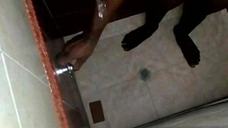 spying in shower bathroom on hot girlfriend