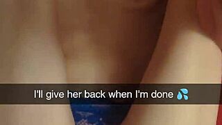 cheating cumslut richelle rose begs for creampie in real snapchat fuck