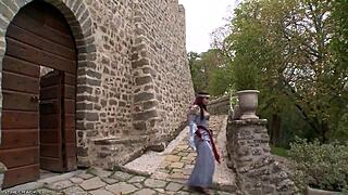 i feel like a princess in this satin dress