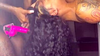 Ebony Lesbians Strap On Fun?