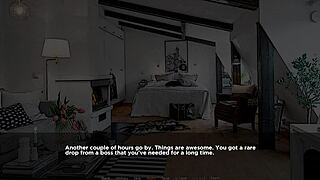 Blonde BBW enjoys holiday overstuffed play ending