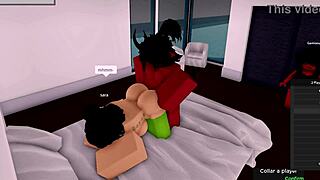 Demon Fucks Roblox Girl While Girlfriend Watches!
